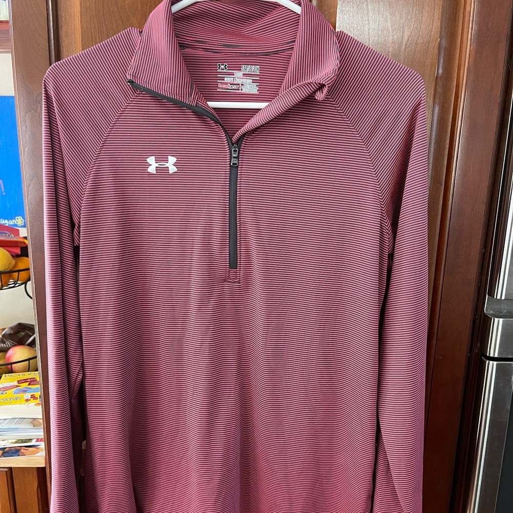 Under armour 1/4 zip striped